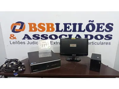 LOTE 277 - 01 CPU, 01 MONITOR E 01 ESTABILIZADOR. (NO ESTADO) ATENÇÃO! FAZER A VISITAÇÃO ANTES DE ARREMATAR, NÃO SABEMOS SE FUNCIONA. LEILÃO NÃO TEM GARANTIA E NEM DEVOLUÇÃO, SUJEITO A POSSÍVEIS AVARIAS VISÍVEIS/OCULTAS E/OU AUSÊNCIA DE COMPONENTES.