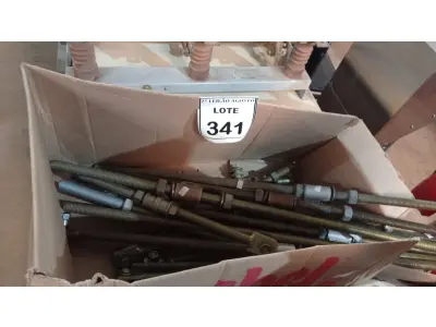 LOTE 341 - 01 LOTE COM VÁRIAS HASTES ROSQUEADAS. (NO ESTADO) ATENÇÃO! FAZER A VISITAÇÃO ANTES DE ARREMATAR, NÃO SABEMOS SE FUNCIONA. LEILÃO NÃO TEM GARANTIA E NEM DEVOLUÇÃO, SUJEITO A POSSÍVEIS AVARIAS VISÍVEIS/OCULTAS E/OU AUSÊNCIA DE COMPONENTES.