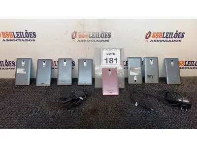 LOTE 181 - 08 CELULARES MARCA POSITIVO E 02 CARREGADORES. (NO ESTADO) ATENÇÃO! FAZER A VISITAÇÃO ANTES DE ARREMATAR, NÃO SABEMOS SE FUNCIONA, LEILÃO NÃO TEM GARANTIA E NEM DEVOLUÇÃO, SUJEITO A POSSÍVEIS AVARIAS VISÍVEIS/OCULTAS E/OU AUSÊNCIA DE COMPONENTES.