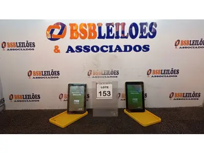 LOTE 153 - 02 TABLETS MARCA CCE. (NO ESTADO) ATENÇÃO! FAZER A VISITAÇÃO ANTES DE ARREMATAR, NÃO SABEMOS SE FUNCIONA, LEILÃO NÃO TEM GARANTIA E NEM DEVOLUÇÃO, SUJEITO A POSSÍVEIS AVARIAS VISÍVEIS/OCULTAS E/OU AUSÊNCIA DE COMPONENTES.