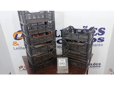 LOTE 043 - 10 CESTAS ORGANIZADORA. (NO ESTADO) ATENÇÃO! FAZER A VISITAÇÃO ANTES DE ARREMATAR, NÃO SABEMOS SE FUNCIONA, LEILÃO NÃO TEM GARANTIA E NEM DEVOLUÇÃO, SUJEITO A POSSÍVEIS AVARIAS VISÍVEIS/OCULTAS E/OU AUSÊNCIA DE COMPONENTES.