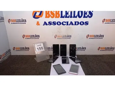 LOTE 155 - 08 CELULARES MARCA POSITIVO. (NO ESTADO) ATENÇÃO! FAZER A VISITAÇÃO ANTES DE ARREMATAR, NÃO SABEMOS SE FUNCIONA, LEILÃO NÃO TEM GARANTIA E NEM DEVOLUÇÃO, SUJEITO A POSSÍVEIS AVARIAS VISÍVEIS/OCULTAS E/OU AUSÊNCIA DE COMPONENTES.