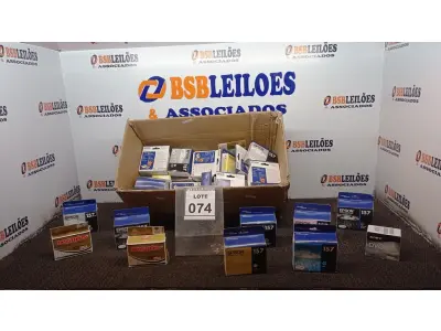 LOTE 074 - 01 LOTE COM GRANDE QUANTIDADE DE CARTUCHOS DE IMPRESSORA MARCAS E MODELOS DIVERSOS. (NO ESTADO) ATENÇÃO! FAZER A VISITAÇÃO ANTES DE ARREMATAR, NÃO SABEMOS SE FUNCIONA, LEILÃO NÃO TEM GARANTIA E NEM DEVOLUÇÃO, SUJEITO A POSSÍVEIS AVARIAS VISÍVEIS/OCULTAS E/OU AUSÊNCIA DE COMPONENTES.