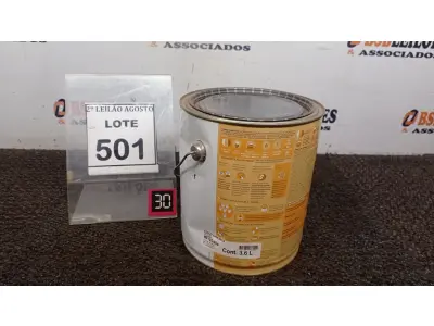 LOTE 501 - 01 LATA DE TINTA ACRÍLICO FOSCO 3,6L NA COR FOSCO CAMURÇA MARCA GLASU. (NO ESTADO) ATENÇÃO! FAZER A VISITAÇÃO ANTES DE ARREMATAR, NÃO SABEMOS SE FUNCIONA. LEILÃO NÃO TEM GARANTIA E NEM DEVOLUÇÃO, SUJEITO A POSSÍVEIS AVARIAS VISÍVEIS/OCULTAS E/OU AUSÊNCIA DE COMPONENTES.