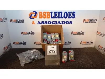 LOTE 212 - 01 LOTE COM GRANDE QUANTIDADE DE INTERRUPTORES E ACESSÓRIO. (NO ESTADO) ATENÇÃO! FAZER A VISITAÇÃO ANTES DE ARREMATAR, NÃO SABEMOS SE FUNCIONA, LEILÃO NÃO TEM GARANTIA E NEM DEVOLUÇÃO, SUJEITO A POSSÍVEIS AVARIAS VISÍVEIS/OCULTAS E/OU AUSÊNCIA DE COMPONENTES.