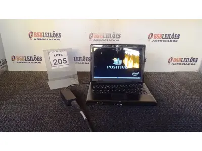 LOTE 205 - 01 NOTEBOOK COM FONTE MARCA POSITIVO. (NO ESTADO) ATENÇÃO! FAZER A VISITAÇÃO ANTES DE ARREMATAR, NÃO SABEMOS SE FUNCIONA, LEILÃO NÃO TEM GARANTIA E NEM DEVOLUÇÃO, SUJEITO A POSSÍVEIS AVARIAS VISÍVEIS/OCULTAS E/OU AUSÊNCIA DE COMPONENTES.