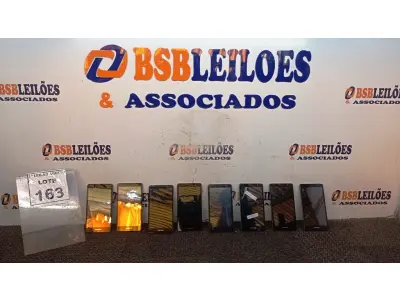 LOTE 163 - 08 CELULARES MARCA POSITIVO. (NO ESTADO) ATENÇÃO! FAZER A VISITAÇÃO ANTES DE ARREMATAR, NÃO SABEMOS SE FUNCIONA, LEILÃO NÃO TEM GARANTIA E NEM DEVOLUÇÃO, SUJEITO A POSSÍVEIS AVARIAS VISÍVEIS/OCULTAS E/OU AUSÊNCIA DE COMPONENTES.
