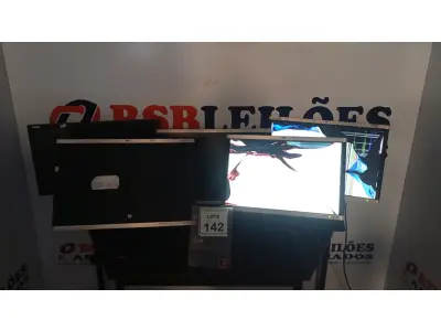 LOTE 142 - 04 MONITORES MARCA HP E 01 MONITOR MARCA LENOVO. (NO ESTADO) ATENÇÃO! FAZER A VISITAÇÃO ANTES DE ARREMATAR, NÃO SABEMOS SE FUNCIONA, LEILÃO NÃO TEM GARANTIA E NEM DEVOLUÇÃO, SUJEITO A POSSÍVEIS AVARIAS VISÍVEIS/OCULTAS E/OU AUSÊNCIA DE COMPONENTES.