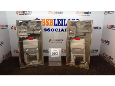LOTE 092 - 02 RELÓGIOS DE ENERGIA DIGITAL. (NO ESTADO) ATENÇÃO! FAZER A VISITAÇÃO ANTES DE ARREMATAR, NÃO SABEMOS SE FUNCIONA, LEILÃO NÃO TEM GARANTIA E NEM DEVOLUÇÃO, SUJEITO A POSSÍVEIS AVARIAS VISÍVEIS/OCULTAS E/OU AUSÊNCIA DE COMPONENTES.