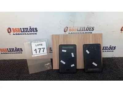 LOTE 177 - 02 TABLETS MARCA DELL. (NO ESTADO) ATENÇÃO! FAZER A VISITAÇÃO ANTES DE ARREMATAR, NÃO SABEMOS SE FUNCIONA, LEILÃO NÃO TEM GARANTIA E NEM DEVOLUÇÃO, SUJEITO A POSSÍVEIS AVARIAS VISÍVEIS/OCULTAS E/OU AUSÊNCIA DE COMPONENTES.