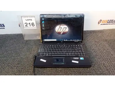 LOTE 216 - 01 NOTEBOOK MARCA COMPAQ. (NO ESTADO) ATENÇÃO! FAZER A VISITAÇÃO ANTES DE ARREMATAR, NÃO SABEMOS SE FUNCIONA, LEILÃO NÃO TEM GARANTIA E NEM DEVOLUÇÃO, SUJEITO A POSSÍVEIS AVARIAS VISÍVEIS/OCULTAS E/OU AUSÊNCIA DE COMPONENTES.