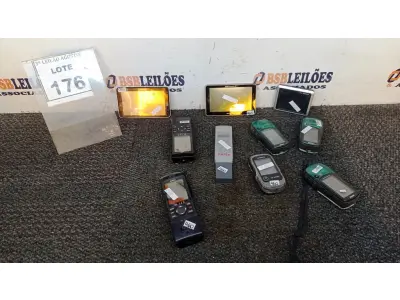 LOTE 176 - 09 GPS DE MARCAS E MODELOS DIVERSOS E 01 MEDIDOR DE PH. (NO ESTADO) ATENÇÃO! FAZER A VISITAÇÃO ANTES DE ARREMATAR, NÃO SABEMOS SE FUNCIONA, LEILÃO NÃO TEM GARANTIA E NEM DEVOLUÇÃO, SUJEITO A POSSÍVEIS AVARIAS VISÍVEIS/OCULTAS E/OU AUSÊNCIA DE COMPONENTES.