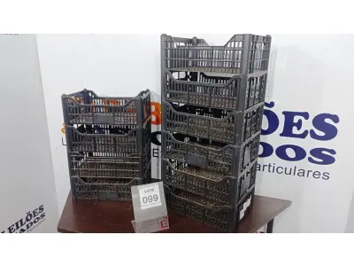 LOTE 099 - 10 CESTAS ORGANIZADORAS. (NO ESTADO) ATENÇÃO! FAZER A VISITAÇÃO ANTES DE ARREMATAR, NÃO SABEMOS SE FUNCIONA, LEILÃO NÃO TEM GARANTIA E NEM DEVOLUÇÃO, SUJEITO A POSSÍVEIS AVARIAS VISÍVEIS/OCULTAS E/OU AUSÊNCIA DE COMPONENTES.