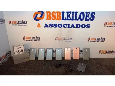 LOTE 168 - 08 CELULARES MARCA POSITIVO E 01 CARREGADOR. (NO ESTADO) ATENÇÃO! FAZER A VISITAÇÃO ANTES DE ARREMATAR, NÃO SABEMOS SE FUNCIONA, LEILÃO NÃO TEM GARANTIA E NEM DEVOLUÇÃO, SUJEITO A POSSÍVEIS AVARIAS VISÍVEIS/OCULTAS E/OU AUSÊNCIA DE COMPONENTES.
