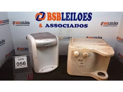 LOTE 056 - 02 PURIFICADORES DE ÁGUA. (NO ESTADO) ATENÇÃO! FAZER A VISITAÇÃO ANTES DE ARREMATAR, NÃO SABEMOS SE FUNCIONA, LEILÃO NÃO TEM GARANTIA E NEM DEVOLUÇÃO, SUJEITO A POSSÍVEIS AVARIAS VISÍVEIS/OCULTAS E/OU AUSÊNCIA DE COMPONENTES.