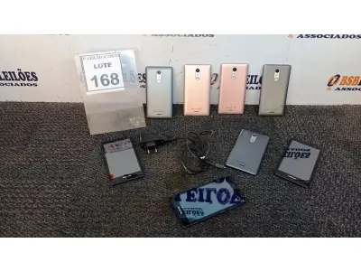LOTE 168 - 08 CELULARES MARCA POSITIVO E 01 CARREGADOR. (NO ESTADO) ATENÇÃO! FAZER A VISITAÇÃO ANTES DE ARREMATAR, NÃO SABEMOS SE FUNCIONA, LEILÃO NÃO TEM GARANTIA E NEM DEVOLUÇÃO, SUJEITO A POSSÍVEIS AVARIAS VISÍVEIS/OCULTAS E/OU AUSÊNCIA DE COMPONENTES.