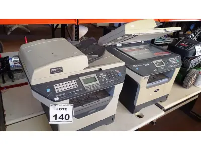 LOTE 140 - 02 IMPRESSORAS MULTIFUNCIONAIS MARCA BROTHER. (NO ESTADO) ATENÇÃO! FAZER A VISITAÇÃO ANTES DE ARREMATAR, NÃO SABEMOS SE FUNCIONA, LEILÃO NÃO TEM GARANTIA E NEM DEVOLUÇÃO, SUJEITO A POSSÍVEIS AVARIAS VISÍVEIS/OCULTAS E/OU AUSÊNCIA DE COMPONENTES.