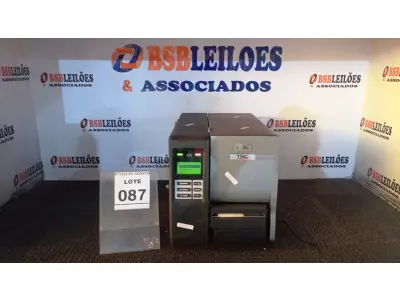 LOTE 087 - 01 IMPRESSORA DE ETIQUETAS MARCA TSC. (NO ESTADO) ATENÇÃO! FAZER A VISITAÇÃO ANTES DE ARREMATAR, NÃO SABEMOS SE FUNCIONA, LEILÃO NÃO TEM GARANTIA E NEM DEVOLUÇÃO, SUJEITO A POSSÍVEIS AVARIAS VISÍVEIS/OCULTAS E/OU AUSÊNCIA DE COMPONENTES.