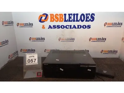 LOTE 057 - 01 HOME THEATER MARCA SAMSUNG. (NO ESTADO) ATENÇÃO! FAZER A VISITAÇÃO ANTES DE ARREMATAR, NÃO SABEMOS SE FUNCIONA, LEILÃO NÃO TEM GARANTIA E NEM DEVOLUÇÃO, SUJEITO A POSSÍVEIS AVARIAS VISÍVEIS/OCULTAS E/OU AUSÊNCIA DE COMPONENTES.