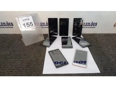 LOTE 155 - 08 CELULARES MARCA POSITIVO. (NO ESTADO) ATENÇÃO! FAZER A VISITAÇÃO ANTES DE ARREMATAR, NÃO SABEMOS SE FUNCIONA, LEILÃO NÃO TEM GARANTIA E NEM DEVOLUÇÃO, SUJEITO A POSSÍVEIS AVARIAS VISÍVEIS/OCULTAS E/OU AUSÊNCIA DE COMPONENTES.