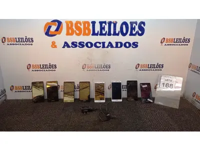 LOTE 168 - 08 CELULARES MARCA POSITIVO E 01 CARREGADOR. (NO ESTADO) ATENÇÃO! FAZER A VISITAÇÃO ANTES DE ARREMATAR, NÃO SABEMOS SE FUNCIONA, LEILÃO NÃO TEM GARANTIA E NEM DEVOLUÇÃO, SUJEITO A POSSÍVEIS AVARIAS VISÍVEIS/OCULTAS E/OU AUSÊNCIA DE COMPONENTES.
