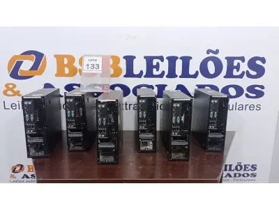 LOTE 133 - 06 CPUS MARCA DELL PARA RETIRADA DE PEÇAS. (NO ESTADO) ATENÇÃO! FAZER A VISITAÇÃO ANTES DE ARREMATAR, NÃO SABEMOS SE FUNCIONA. LEILÃO NÃO TEM GARANTIA E NEM DEVOLUÇÃO, SUJEITO A POSSÍVEIS AVARIAS VISÍVEIS/OCULTAS E/OU AUSÊNCIA DE COMPONENTES.