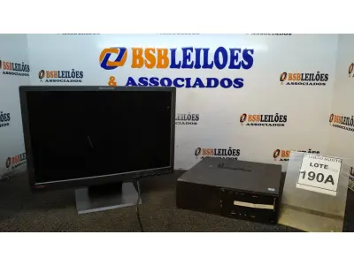 LOTE 190 - 01 CPU I3 6°GERAÇÃO, DDR4, 4G, HD 500 E 01 MONITOR LENOVO. (NO ESTADO) ATENÇÃO! FAZER A VISITAÇÃO ANTES DE ARREMATAR, NÃO SABEMOS SE FUNCIONA, LEILÃO NÃO TEM GARANTIA E NEM DEVOLUÇÃO, SUJEITO A POSSÍVEIS AVARIAS VISÍVEIS/OCULTAS E/OU AUSÊNCIA DE COMPONENTES.