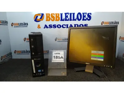LOTE 185 - 01 CPU I5 3° GERAÇÃO, 8G, HD 500 E 01 MONITOR DELL. (NO ESTADO) ATENÇÃO! FAZER A VISITAÇÃO ANTES DE ARREMATAR, NÃO SABEMOS SE FUNCIONA, LEILÃO NÃO TEM GARANTIA E NEM DEVOLUÇÃO, SUJEITO A POSSÍVEIS AVARIAS VISÍVEIS/OCULTAS E/OU AUSÊNCIA DE COMPONENTES.
