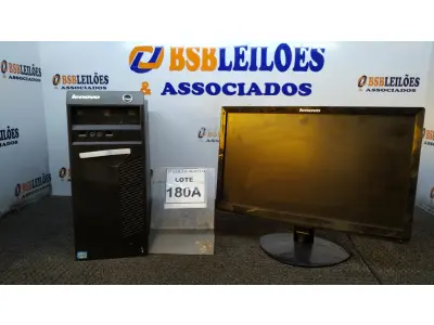 LOTE 180 - 01 CPU I3 3° GERAÇÃO, 2G, HD 500 E 01 MONITOR HP. (NO ESTADO) ATENÇÃO! FAZER A VISITAÇÃO ANTES DE ARREMATAR, NÃO SABEMOS SE FUNCIONA, LEILÃO NÃO TEM GARANTIA E NEM DEVOLUÇÃO, SUJEITO A POSSÍVEIS AVARIAS VISÍVEIS/OCULTAS E/OU AUSÊNCIA DE COMPONENTES.
