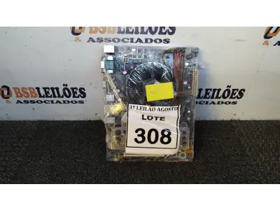 LOTE 308 - 01 PLACA MÃE I5 4° GERAÇÃO 4G RAM. (NO ESTADO) ATENÇÃO! FAZER A VISITAÇÃO ANTES DE ARREMATAR, NÃO SABEMOS SE FUNCIONA, LEILÃO NÃO TEM GARANTIA E NEM DEVOLUÇÃO, SUJEITO A POSSÍVEIS AVARIAS VISÍVEIS/OCULTAS E/OU AUSÊNCIA DE COMPONENTES.