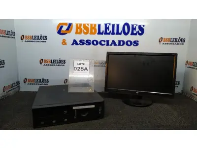 LOTE 025 - 01 CPU I5 3° GERAÇÃO, 8G, HD 500 E 01 MONITOR HP. (NO ESTADO) ATENÇÃO! FAZER A VISITAÇÃO ANTES DE ARREMATAR, NÃO SABEMOS SE FUNCIONA, LEILÃO NÃO TEM GARANTIA E NEM DEVOLUÇÃO, SUJEITO A POSSÍVEIS AVARIAS VISÍVEIS/OCULTAS E/OU AUSÊNCIA DE COMPONENTES.