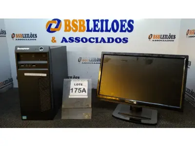 LOTE 175 - 01 CPU I3 3° GERAÇÃO, 2G, HD 500 E 01 MONITOR HP. (NO ESTADO) ATENÇÃO! FAZER A VISITAÇÃO ANTES DE ARREMATAR, NÃO SABEMOS SE FUNCIONA, LEILÃO NÃO TEM GARANTIA E NEM DEVOLUÇÃO, SUJEITO A POSSÍVEIS AVARIAS VISÍVEIS/OCULTAS E/OU AUSÊNCIA DE COMPONENTES.