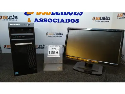 LOTE 135 - 01 CPU I3 3° GERAÇÃO, 2G, HD 500 E 01 MONITOR HP. (NO ESTADO) ATENÇÃO! FAZER A VISITAÇÃO ANTES DE ARREMATAR, NÃO SABEMOS SE FUNCIONA, LEILÃO NÃO TEM GARANTIA E NEM DEVOLUÇÃO, SUJEITO A POSSÍVEIS AVARIAS VISÍVEIS/OCULTAS E/OU AUSÊNCIA DE COMPONENTES.