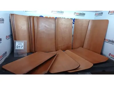 LOTE 017 - 20 PLACAS DE MADEIRA. (NO ESTADO) ATENÇÃO! FAZER A VISITAÇÃO ANTES DE ARREMATAR, NÃO SABEMOS SE FUNCIONA, LEILÃO NÃO TEM GARANTIA E NEM DEVOLUÇÃO, SUJEITO A POSSÍVEIS AVARIAS VISÍVEIS/OCULTAS E/OU AUSÊNCIA DE COMPONENTES.