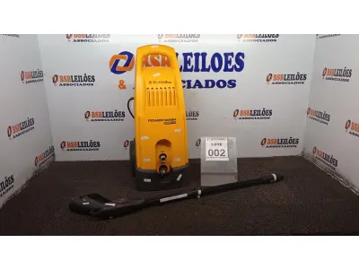 LOTE 002 - 01 LAVADORA DE ALTA PRESSÃO POWER WASH MARCA ELECTROLUX PRESSÃO. (NO ESTADO) ATENÇÃO! FAZER A VISITAÇÃO ANTES DE ARREMATAR, NÃO SABEMOS SE FUNCIONA, LEILÃO NÃO TEM GARANTIA E NEM DEVOLUÇÃO, SUJEITO A POSSÍVEIS AVARIAS VISÍVEIS/OCULTAS E/OU AUSÊNCIA DE COMPONENTES.