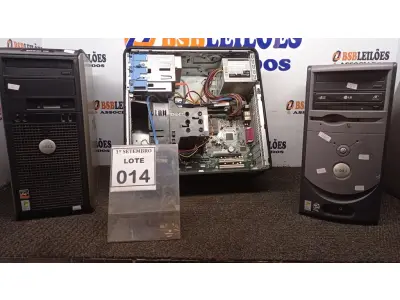 LOTE 014 - 03 CPU’S DELL MODELOS DIVERSOS E 02 MODENS. (NO ESTADO) ATENÇÃO! FAZER A VISITAÇÃO ANTES DE ARREMATAR, NÃO SABEMOS SE FUNCIONA, LEILÃO NÃO TEM GARANTIA E NEM DEVOLUÇÃO, SUJEITO A POSSÍVEIS AVARIAS VISÍVEIS/OCULTAS E/OU AUSÊNCIA DE COMPONENTES.