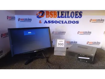 LOTE 300 - 01 CPU I3 6° GERAÇÃO, DDR4, 4RAM, HD500NE 01 MONITOR ACER. (NO ESTADO) ATENÇÃO! FAZER A VISITAÇÃO ANTES DE ARREMATAR, NÃO SABEMOS SE FUNCIONA, LEILÃO NÃO TEM GARANTIA E NEM DEVOLUÇÃO, SUJEITO A POSSÍVEIS AVARIAS VISÍVEIS/OCULTAS E/OU AUSÊNCIA DE COMPONENTES.