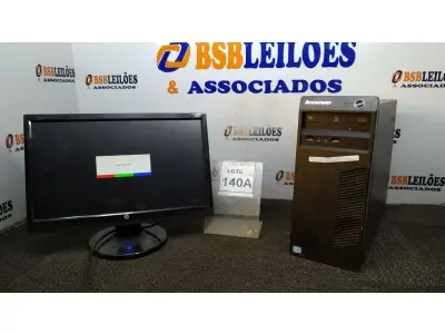 LOTE 140 - 01 CPU I3 3° GERAÇÃO, 2G, HD 500 E 01 MONITOR HP. (NO ESTADO) ATENÇÃO! FAZER A VISITAÇÃO ANTES DE ARREMATAR, NÃO SABEMOS SE FUNCIONA, LEILÃO NÃO TEM GARANTIA E NEM DEVOLUÇÃO, SUJEITO A POSSÍVEIS AVARIAS VISÍVEIS/OCULTAS E/OU AUSÊNCIA DE COMPONENTES.