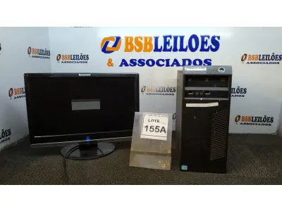LOTE 155 - 01 CPU I3 3° GERAÇÃO, 2G, HD 500 E 01 MONITOR LENOVO. (NO ESTADO) ATENÇÃO! FAZER A VISITAÇÃO ANTES DE ARREMATAR, NÃO SABEMOS SE FUNCIONA, LEILÃO NÃO TEM GARANTIA E NEM DEVOLUÇÃO, SUJEITO A POSSÍVEIS AVARIAS VISÍVEIS/OCULTAS E/OU AUSÊNCIA DE COMPONENTES.