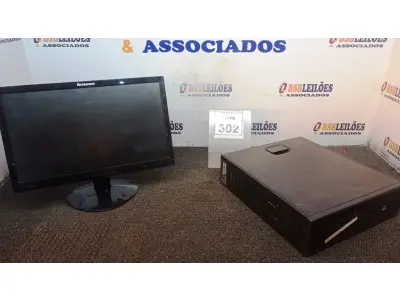 LOTE 302 - 01 CPU A10 PRO 7800, 2RAM, HD500, PLACA DEDICADA 2G E 01 MONITOR LENOVO. (NO ESTADO) ATENÇÃO! FAZER A VISITAÇÃO ANTES DE ARREMATAR, NÃO SABEMOS SE FUNCIONA, LEILÃO NÃO TEM GARANTIA E NEM DEVOLUÇÃO, SUJEITO A POSSÍVEIS AVARIAS VISÍVEIS/OCULTAS E/OU AUSÊNCIA DE COMPONENTES.