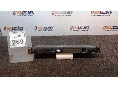 LOTE 269 - 01 PROCESSADOR DE EFEITOS DE ÁUDIO. (NO ESTADO) ATENÇÃO! FAZER A VISITAÇÃO ANTES DE ARREMATAR, NÃO SABEMOS SE FUNCIONA, LEILÃO NÃO TEM GARANTIA E NEM DEVOLUÇÃO, SUJEITO A POSSÍVEIS AVARIAS VISÍVEIS/OCULTAS E/OU AUSÊNCIA DE COMPONENTES.