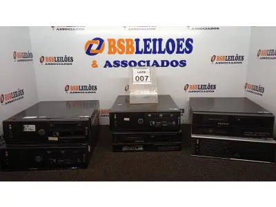 LOTE 007 - 06 CPU’S DE MARCAS E MODELOS DIVERSOS. (NO ESTADO) ATENÇÃO! FAZER A VISITAÇÃO ANTES DE ARREMATAR, NÃO SABEMOS SE FUNCIONA, LEILÃO NÃO TEM GARANTIA E NEM DEVOLUÇÃO, SUJEITO A POSSÍVEIS AVARIAS VISÍVEIS/OCULTAS E/OU AUSÊNCIA DE COMPONENTES.