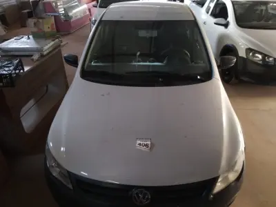 LOTE 406 - 01 VW SAVEIRO 1.6 CE FLEX, COR BRANCA ANO 2010. (NO ESTADO) ATENÇÃO! FAZER A VISITAÇÃO ANTES DE ARREMATAR, NÃO SABEMOS SE FUNCIONA, LEILÃO NÃO TEM GARANTIA E NEM DEVOLUÇÃO, SUJEITO A POSSÍVEIS AVARIAS VISÍVEIS/OCULTAS E/OU AUSÊNCIA DE COMPONENTES.