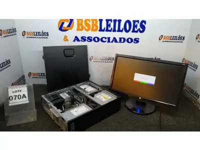LOTE 070 - 01 CPU A10 PRO 7800, 2G, HD 500, PLACA DEDICADA 2G E 01 MONITOR HP. (NO ESTADO) ATENÇÃO! FAZER A VISITAÇÃO ANTES DE ARREMATAR, NÃO SABEMOS SE FUNCIONA, LEILÃO NÃO TEM GARANTIA E NEM DEVOLUÇÃO, SUJEITO A POSSÍVEIS AVARIAS VISÍVEIS/OCULTAS E/OU AUSÊNCIA DE COMPONENTES.