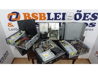LOTE 066 - 05 CPU’S MARCAS E MODELOS DIVERSOS. (NO ESTADO) ATENÇÃO! FAZER A VISITAÇÃO ANTES DE ARREMATAR, NÃO SABEMOS SE FUNCIONA, LEILÃO NÃO TEM GARANTIA E NEM DEVOLUÇÃO, SUJEITO A POSSÍVEIS AVARIAS VISÍVEIS/OCULTAS E/OU AUSÊNCIA DE COMPONENTES.