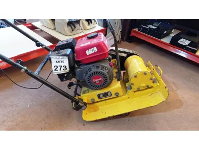LOTE 273 - 01 COMPACTADORA DE SOLO MARCA BRANCO. (NO ESTADO) ATENÇÃO! FAZER A VISITAÇÃO ANTES DE ARREMATAR, NÃO SABEMOS SE FUNCIONA, LEILÃO NÃO TEM GARANTIA E NEM DEVOLUÇÃO, SUJEITO A POSSÍVEIS AVARIAS VISÍVEIS/OCULTAS E/OU AUSÊNCIA DE COMPONENTES.