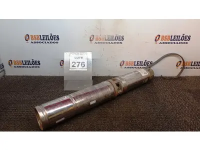 LOTE 276 - 01 BOMBA DE ÁGUA PARA POÇOS ARTESIANOS CROMADA. (NO ESTADO) ATENÇÃO! FAZER A VISITAÇÃO ANTES DE ARREMATAR, NÃO SABEMOS SE FUNCIONA, LEILÃO NÃO TEM GARANTIA E NEM DEVOLUÇÃO, SUJEITO A POSSÍVEIS AVARIAS VISÍVEIS/OCULTAS E/OU AUSÊNCIA DE COMPONENTES.