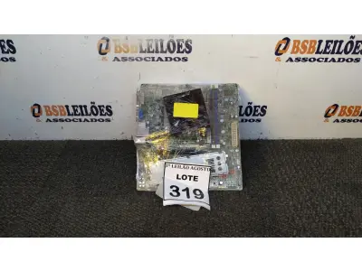 LOTE 319 - 01 PLACA MÃE I3 3° GERAÇÃO 2G RAM. (NO ESTADO) ATENÇÃO! FAZER A VISITAÇÃO ANTES DE ARREMATAR, NÃO SABEMOS SE FUNCIONA, LEILÃO NÃO TEM GARANTIA E NEM DEVOLUÇÃO, SUJEITO A POSSÍVEIS AVARIAS VISÍVEIS/OCULTAS E/OU AUSÊNCIA DE COMPONENTES.