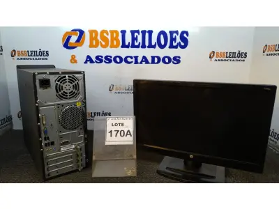 LOTE 170 - 01 CPU I3 3° GERAÇÃO, 2G, HD 500 E 01 MONITOR HP. (NO ESTADO) ATENÇÃO! FAZER A VISITAÇÃO ANTES DE ARREMATAR, NÃO SABEMOS SE FUNCIONA, LEILÃO NÃO TEM GARANTIA E NEM DEVOLUÇÃO, SUJEITO A POSSÍVEIS AVARIAS VISÍVEIS/OCULTAS E/OU AUSÊNCIA DE COMPONENTES.