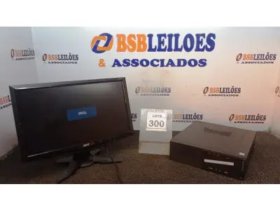 LOTE 300 - 01 CPU I3 6° GERAÇÃO, DDR4, 4RAM, HD500NE 01 MONITOR ACER. (NO ESTADO) ATENÇÃO! FAZER A VISITAÇÃO ANTES DE ARREMATAR, NÃO SABEMOS SE FUNCIONA, LEILÃO NÃO TEM GARANTIA E NEM DEVOLUÇÃO, SUJEITO A POSSÍVEIS AVARIAS VISÍVEIS/OCULTAS E/OU AUSÊNCIA DE COMPONENTES.
